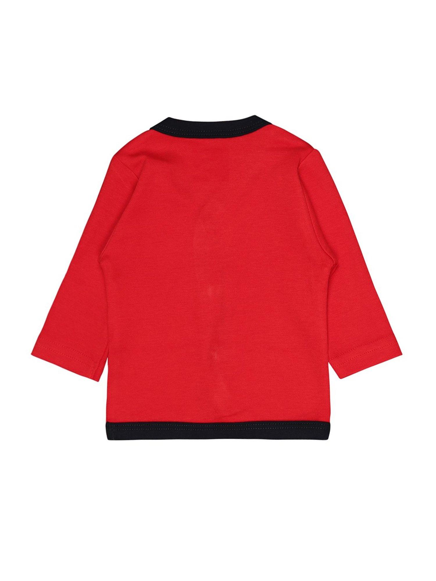 Bodycare Kids Assorted Printed Full Sleeves Top (Pack Of 3)