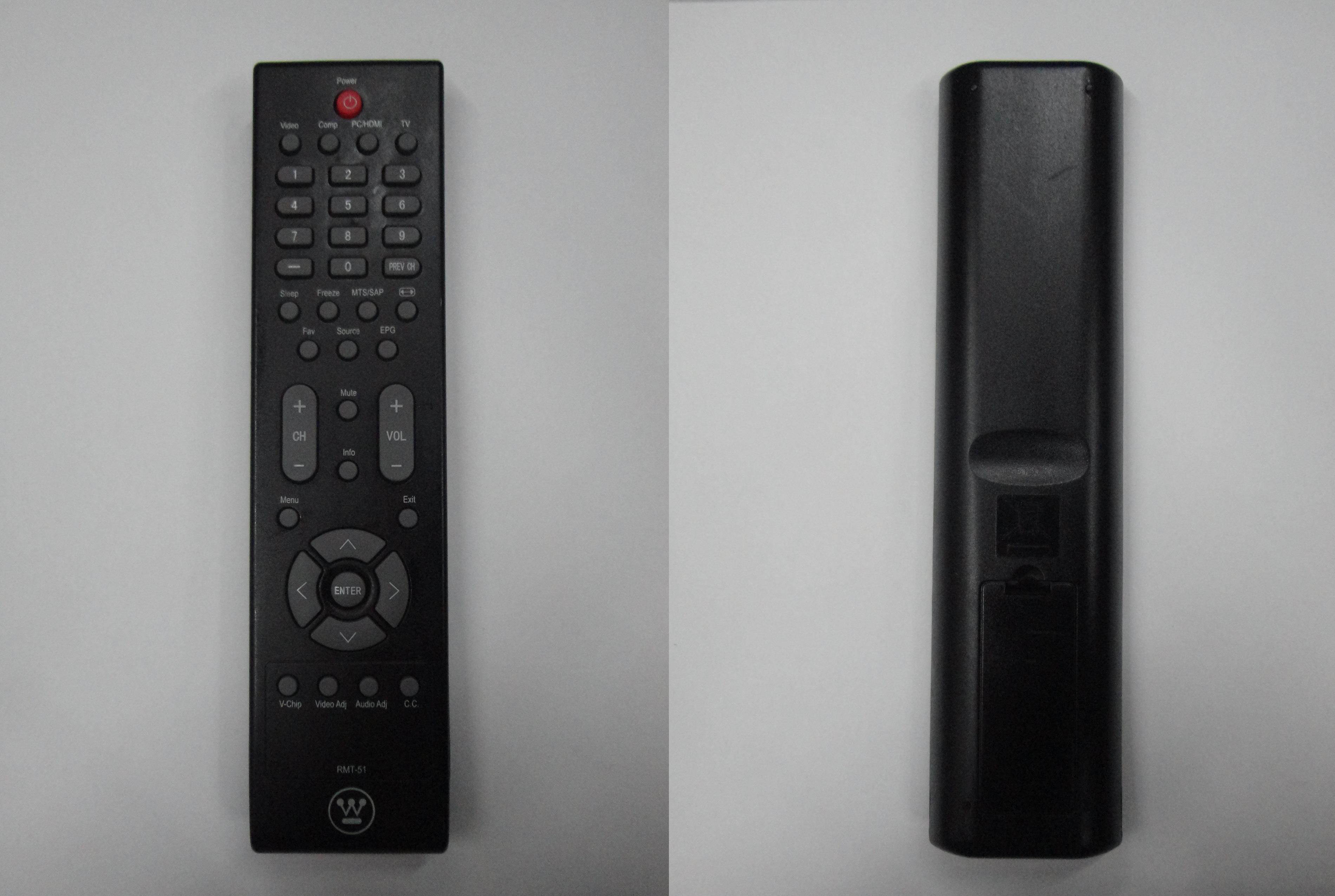 ORIGINAL WESTINGHOUSE TV REMOTE CONTROL FOR TX-42F970Z TX42F970Z W2613 W1603