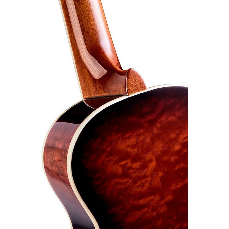 Mitchell MUT80XE-QAB-WSK Exotic Acoustic Electric Ukulele Quilt Ash Burl Whiskey