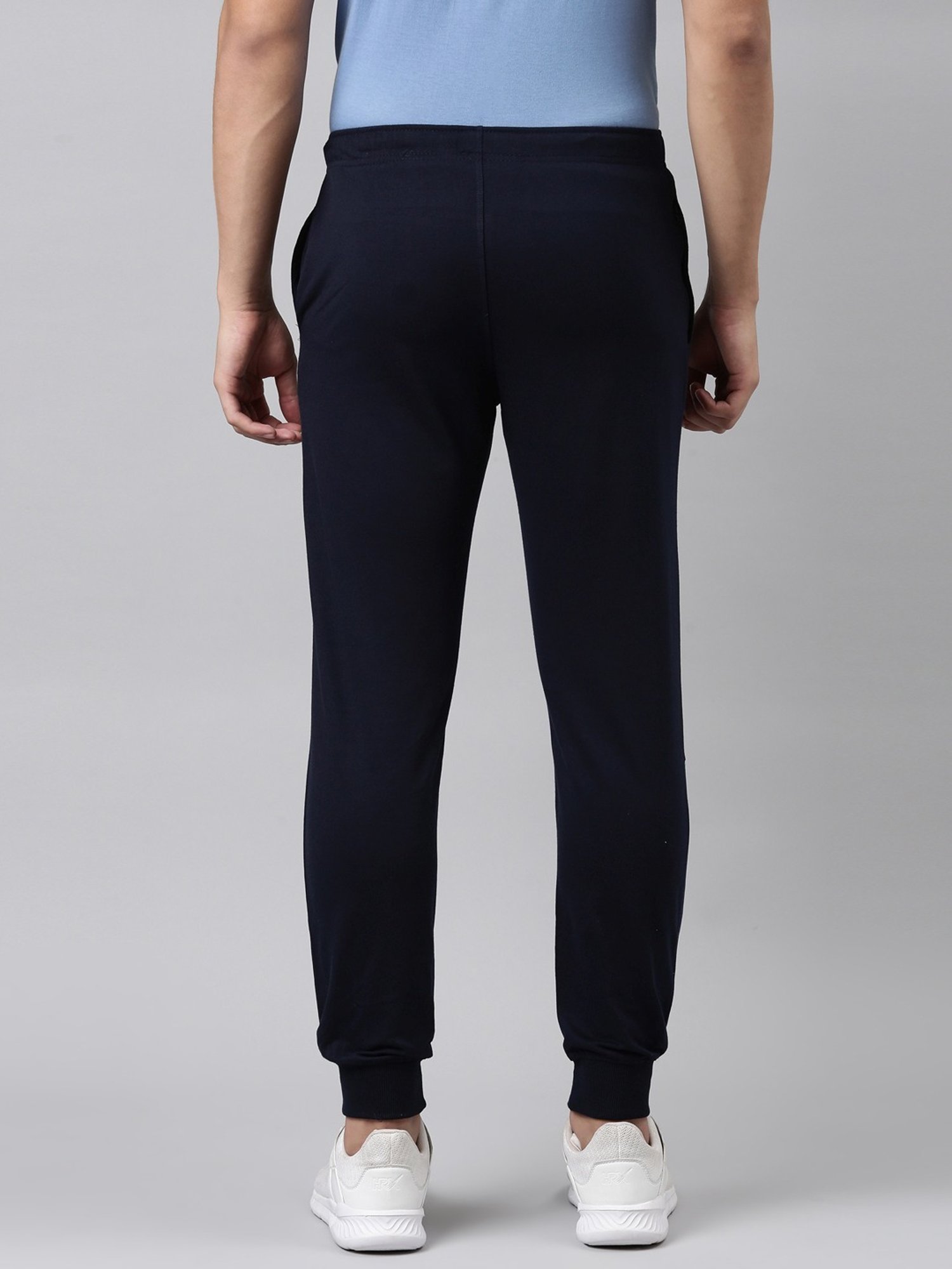 Dixcy Scott Originals Navy Cotton Regular Fit Colour Block Joggers