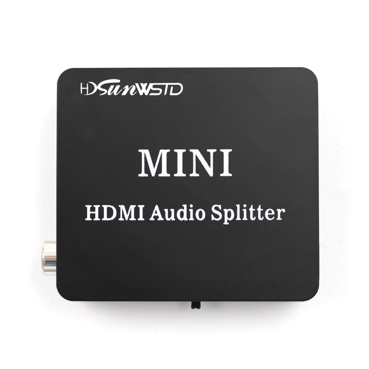 HDMI to HDMI Optical TOSLINK SPDIF + 3.5mm Stereo Audio Extractor Converter HDMI Audio Splitter Adapter - HDMI Input, HDMI + Digital Analog Audio Output 1080P