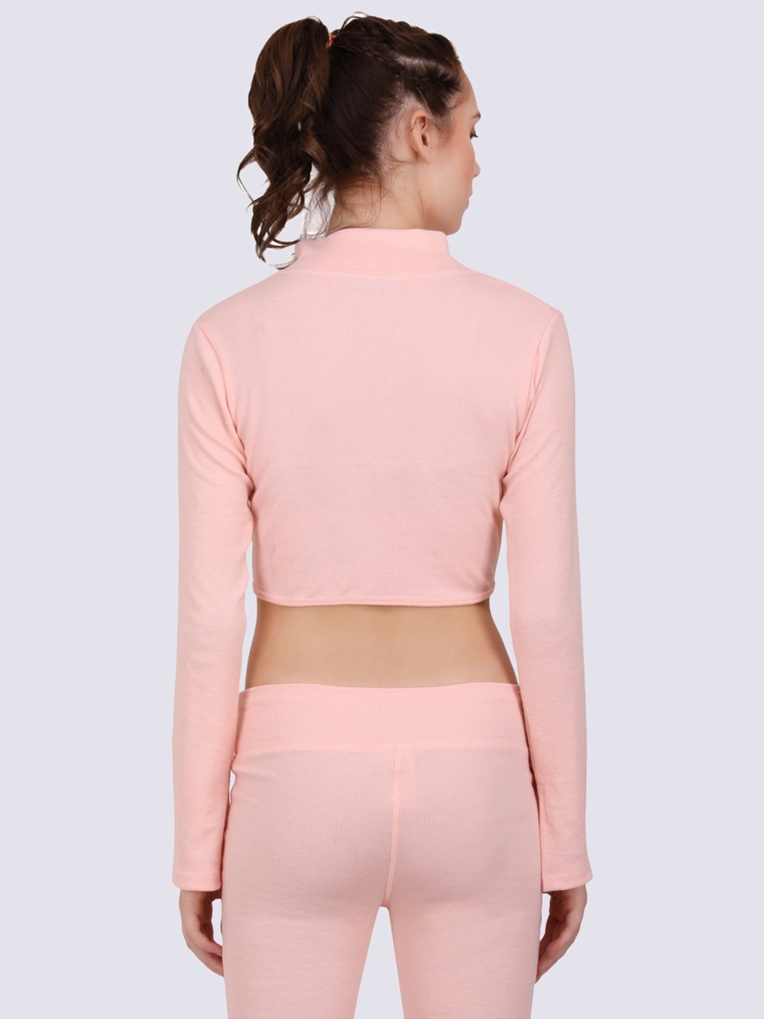 EVERDION Peach Cotton Sports Top