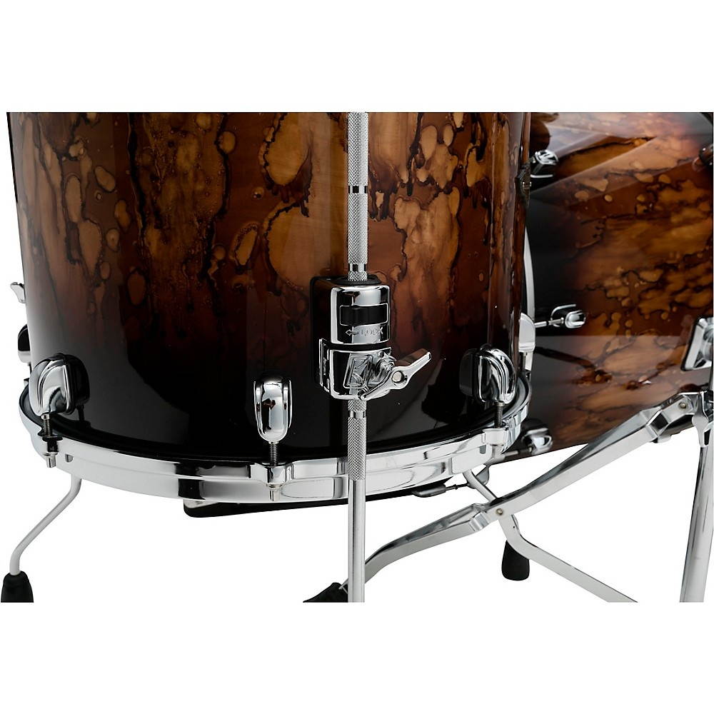 TAMA Starclassic Walnut/Birch 3-piece shell pack with 22" Bass Drum Molten Brown Burst