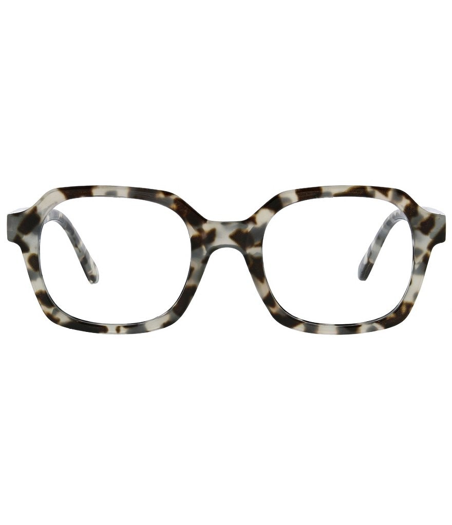Peepers Jet Set Gray Tortoise Blue Light Reader Glasses