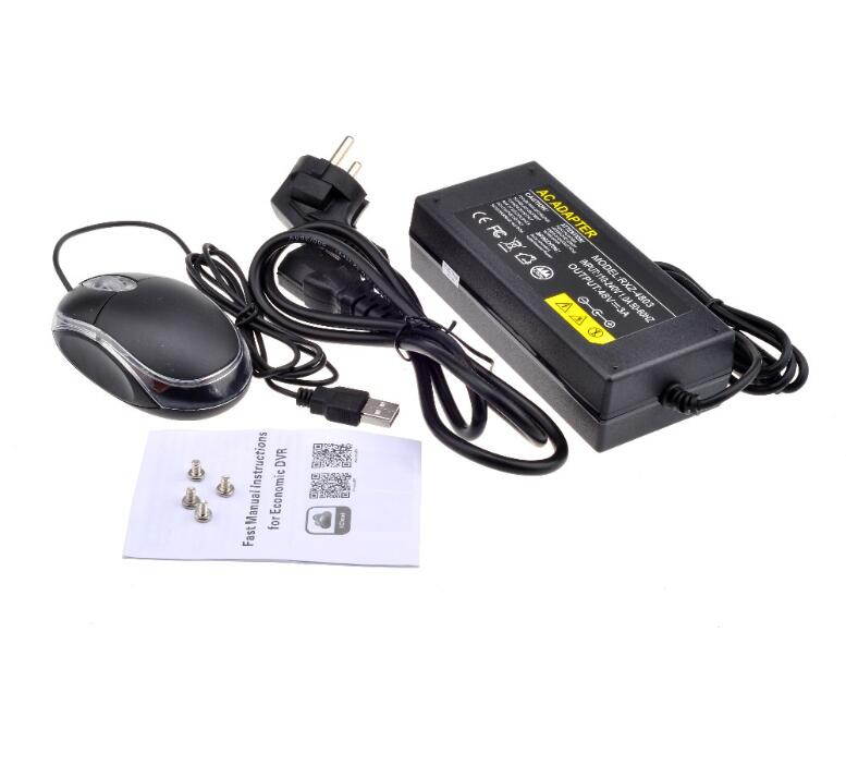 8-channel POE network hard disk video recorder 4MP monitoring mobile phone remote 48V power supply HD host NVRR closed-circuit TV monitoring security system video recorder