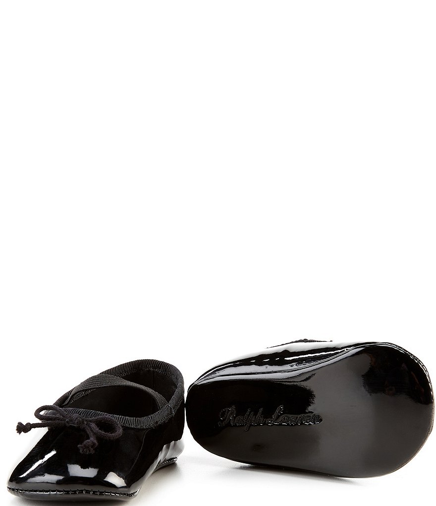 Polo Ralph Lauren Girls' Allie Ballet Crib Shoes (Infant)