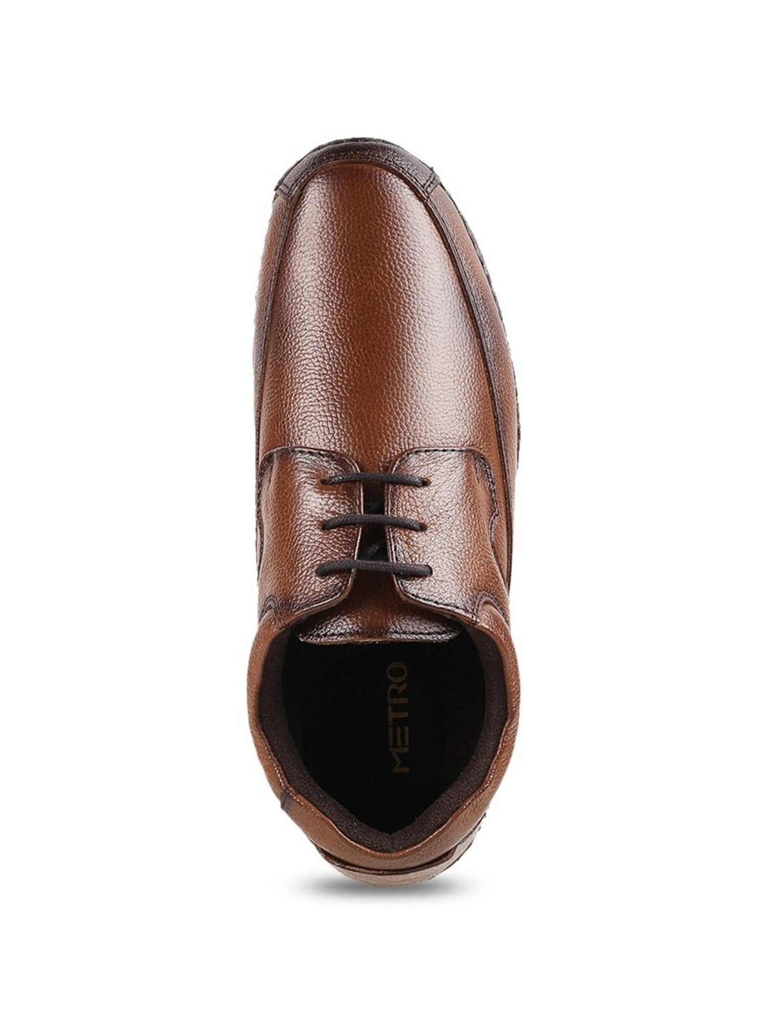 Metro Men's Tan Derby Shoes