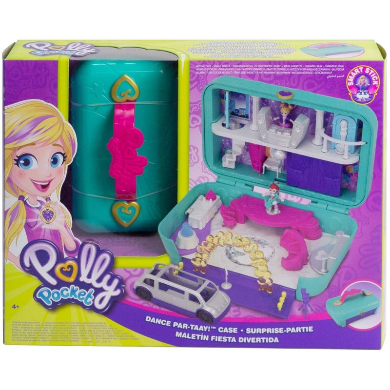 Polly Pocket Hidden Places Dance Par-taay! Case Playset
