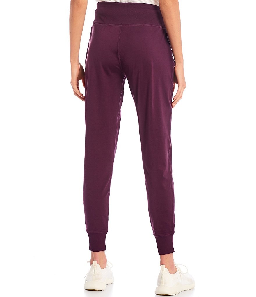 Kinesis High Rise Slim Sueded Jersey Joggers