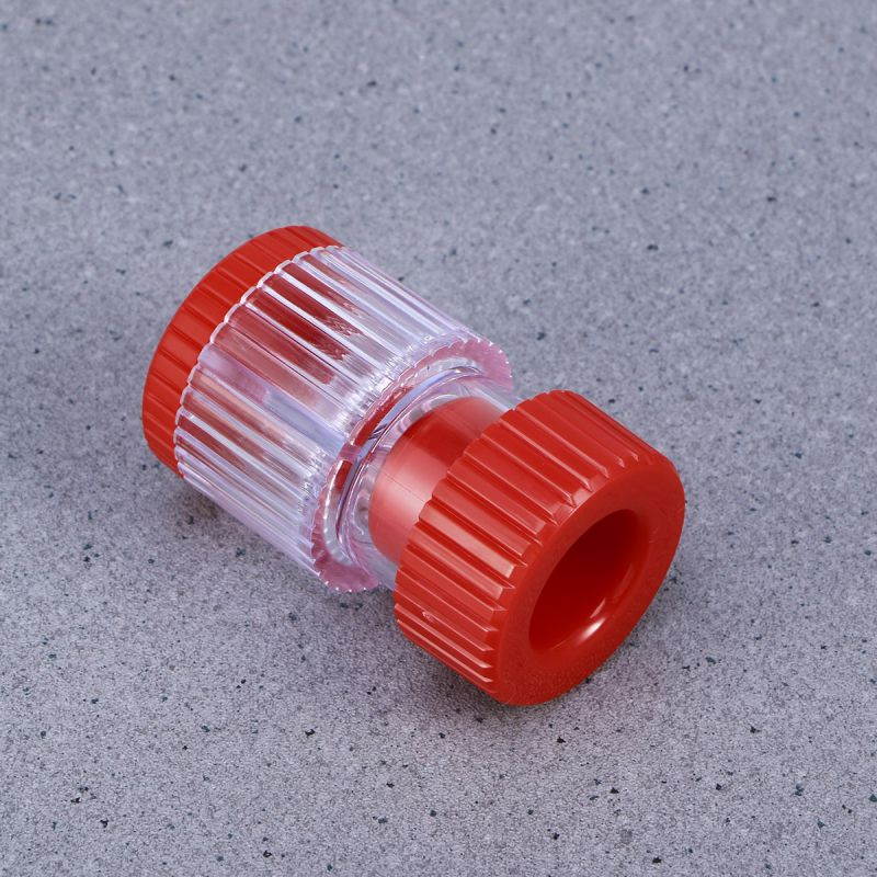 Two-in-one Grinder Cylindrical Environmentally Drug Pulverizer Large-capacity Pill Box plus Grinding Container (Red)