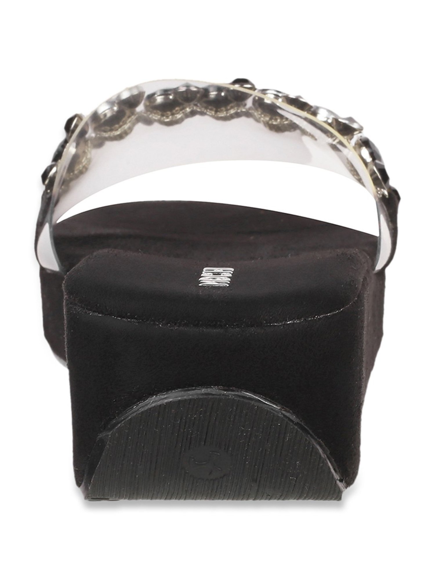 Mochi Women's Black Casual Wedges