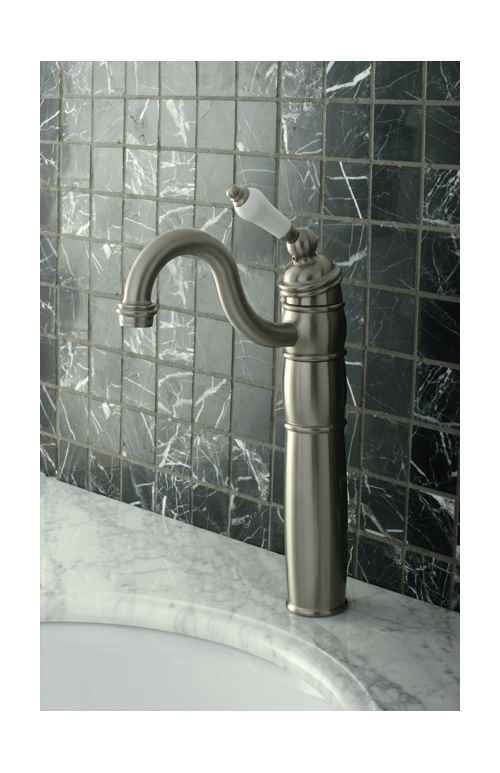 Single Handle Vessel Sink Faucet with Optional Cover Plate
