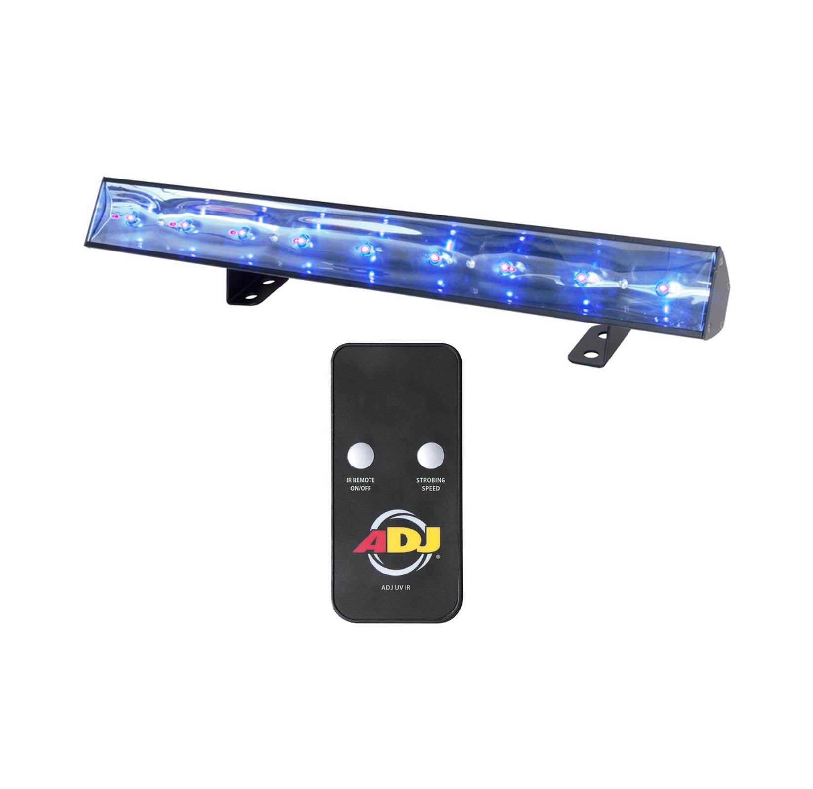 American DJ Eco UV Bar 50 IR Ultraviolet LED Black Light Wash Fixture -
