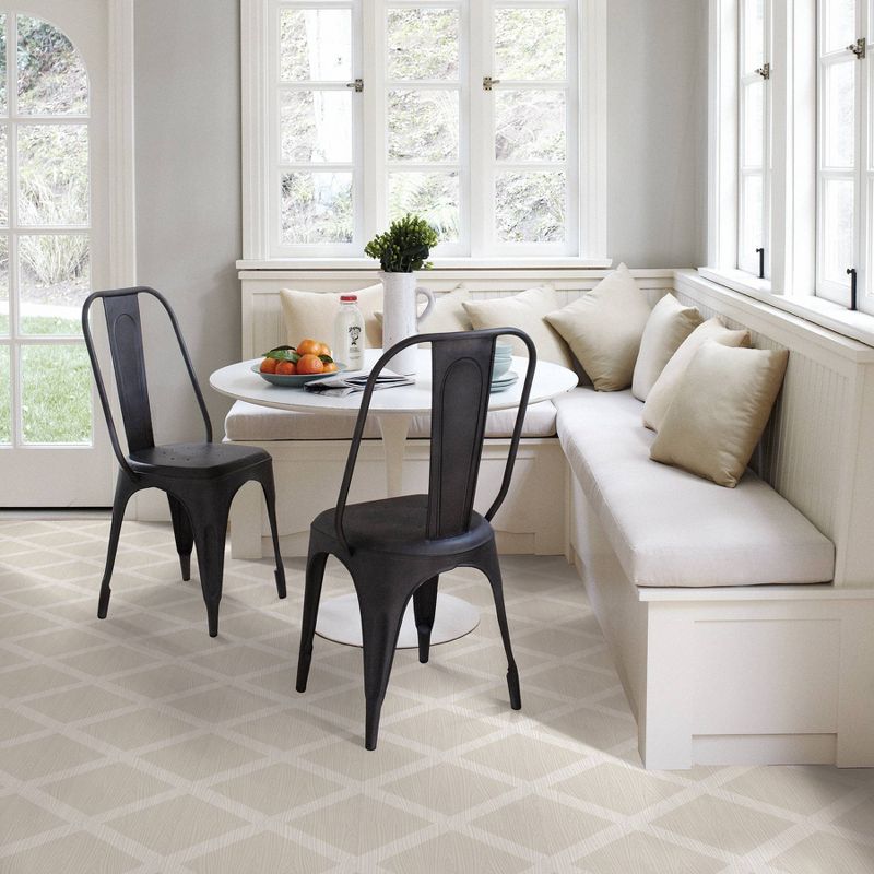 FloorPops Set of 20 Illusion Peel & Stick Floor Tiles Clear