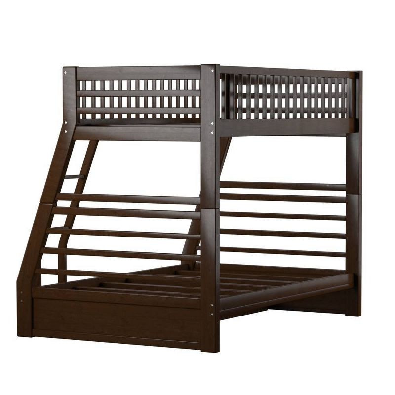 Twin/Full Jason Bunk Bed with 2 Drawers Espresso - Acme Furniture
