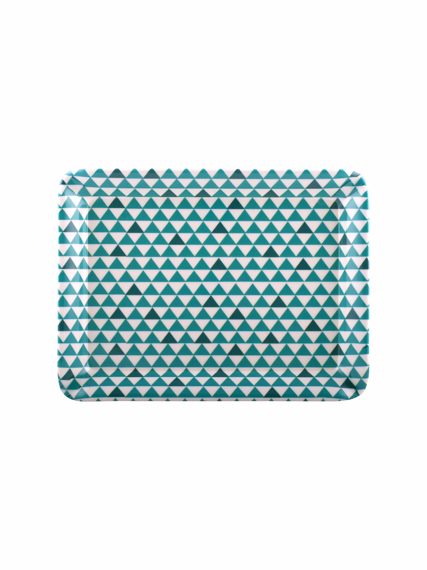 Goodhomes Green Melamine Serving Trays - Set of 3