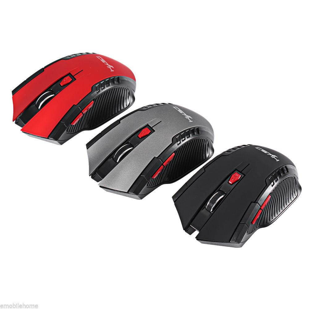 HXSJ X20 2400DPI 2.4GHz Wireless 6 Buttons Optical Gaming Mouse.