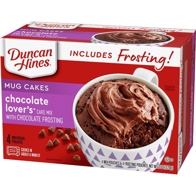 Duncan Hines Chocolate Lover's Cake and Chocolate Frosting Mix - 13oz