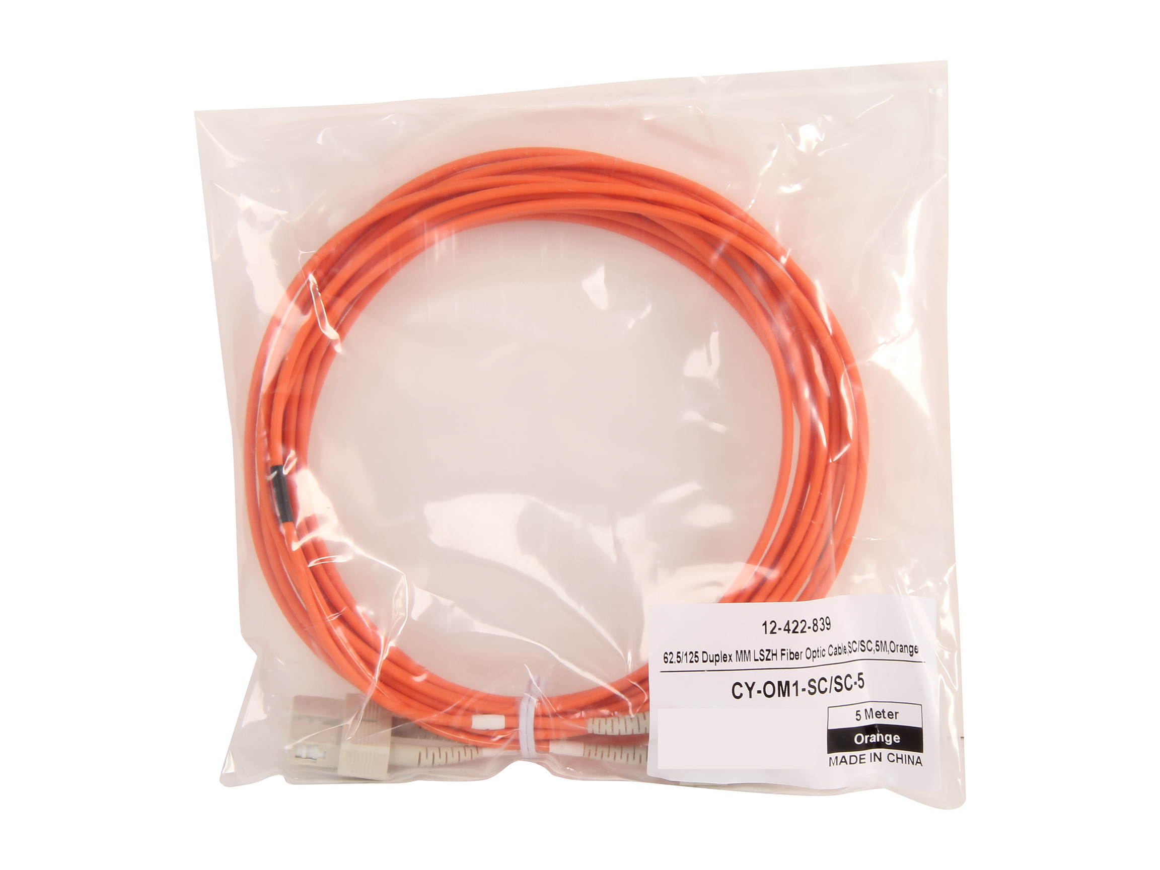 Coboc CY-OM1-SC/SC-5 16.4 ft. Fiber Optic Cable