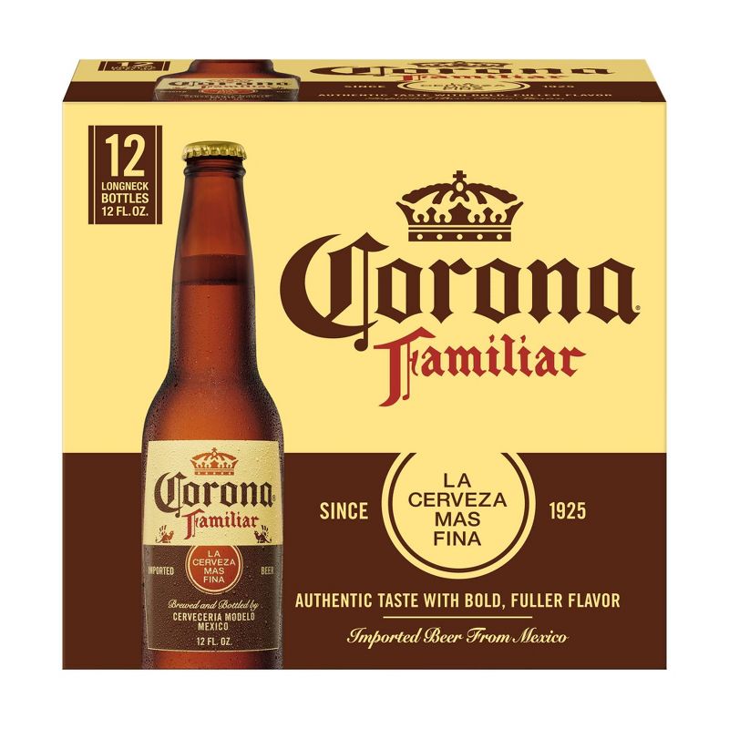 Corona Familiar Lager Beer - 12pk/12 fl oz Bottles