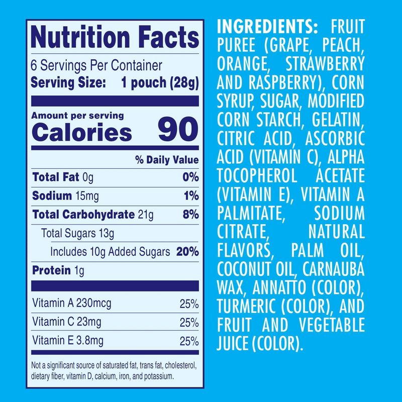 Fruit Flavored Variety Snacks - 16ct