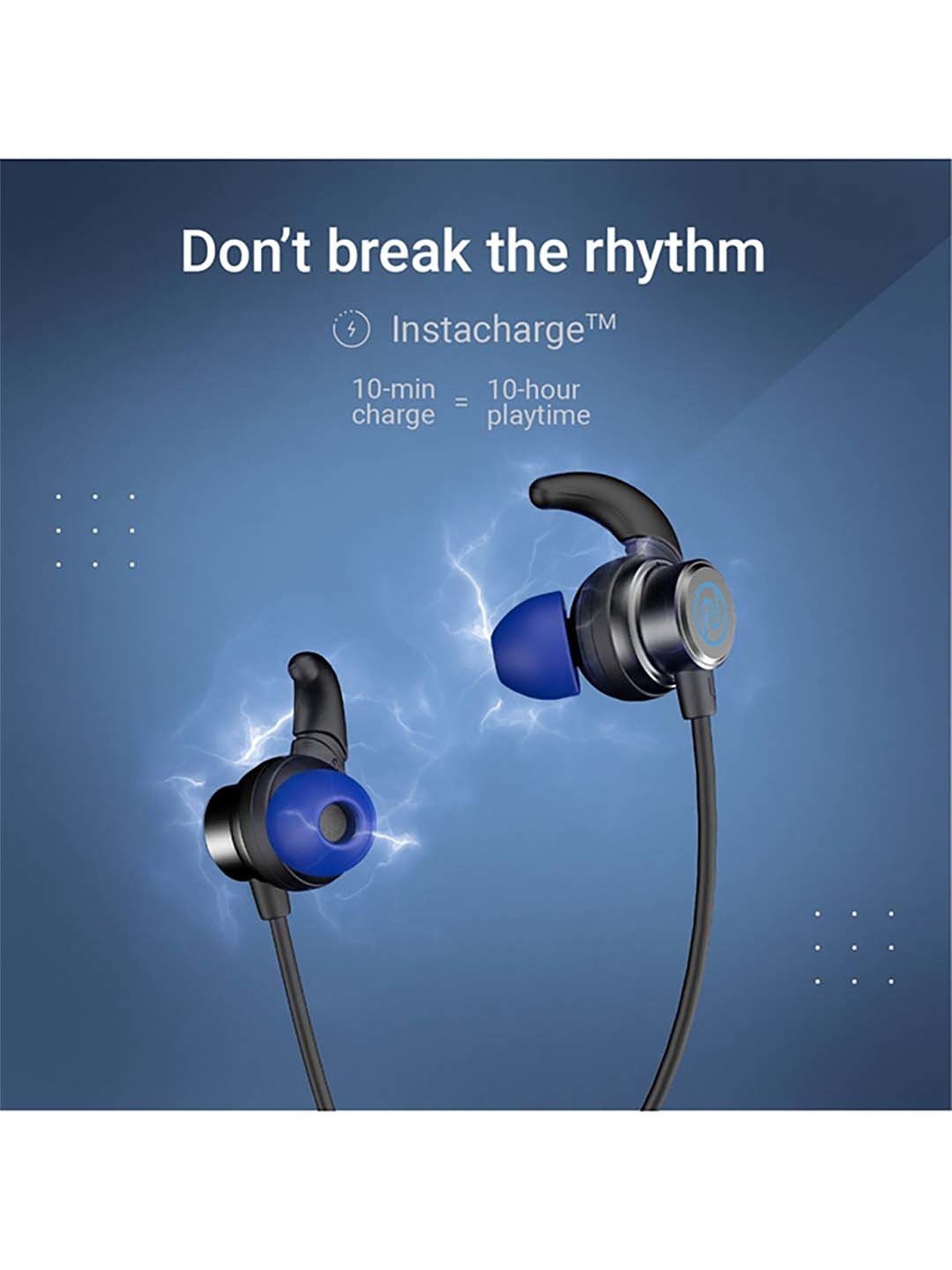 Noise Tune Active Pro Bluetooth V5.2 Bluetooth Headset (Midnight Black)