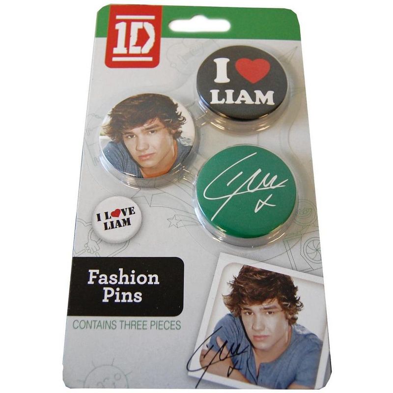 Commonwealth Toys 1D One Direction Fashion Pins Liam
