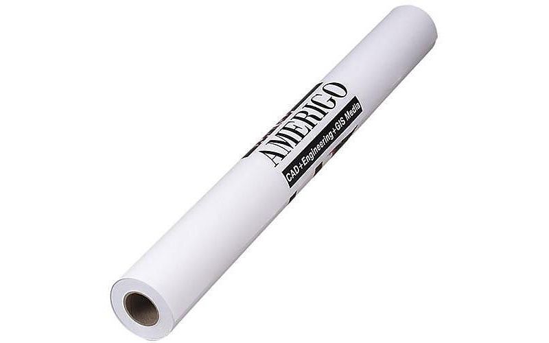 Pm Company Amerigo Wide-Format Paper 24 lbs. 2" Core 24" x 150 ft White Amerigo 45161