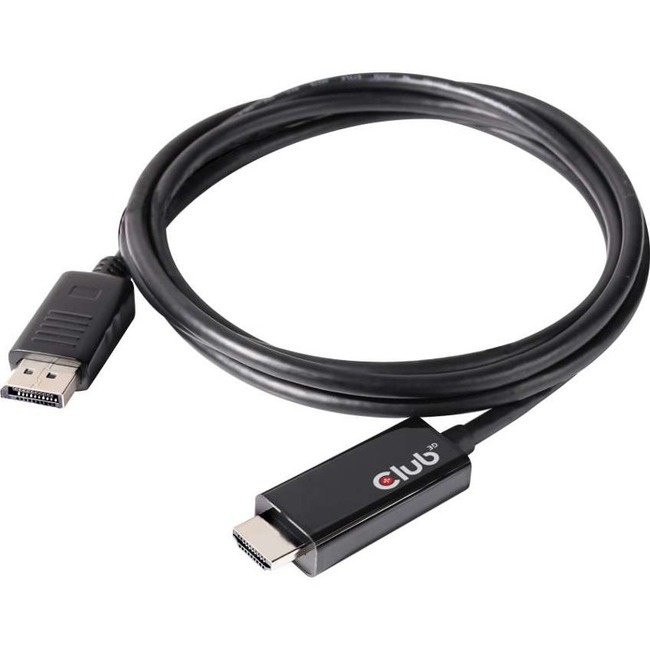 Club3D CAC-1082 DisplayPort 1.4 to HDMI 2.0b HDR Cable Male/Male 2m/6.56 ft.