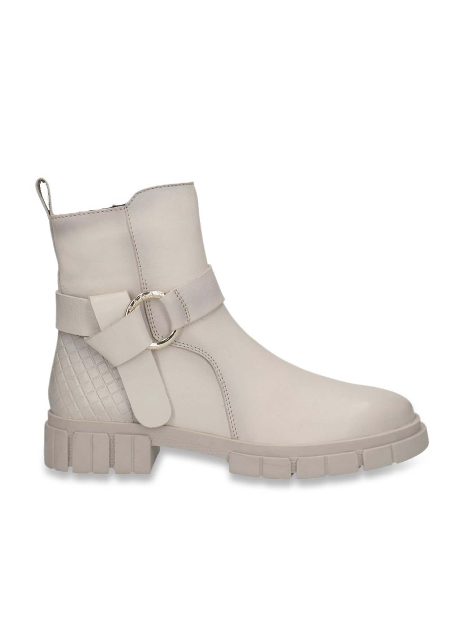 Bagatt Women's Fiona Off White Booties