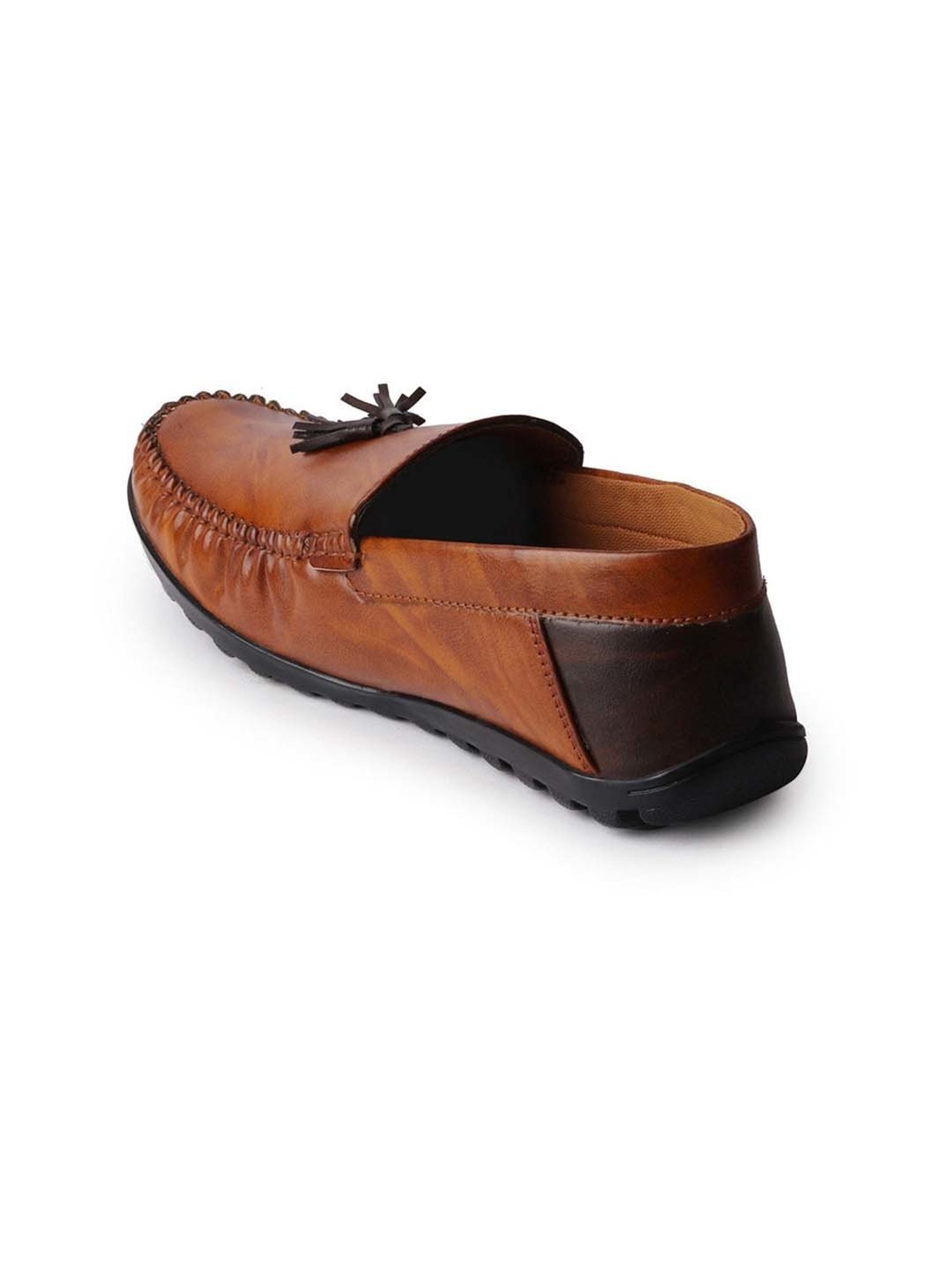 Fausto Men's Tan Casual Mocassins