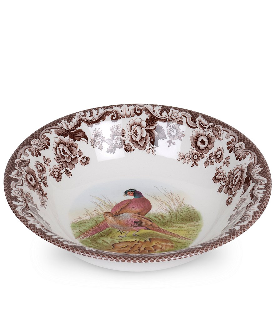 Spode Festive Fall Collection Woodland Ascot Pheasant Cereal Bowl