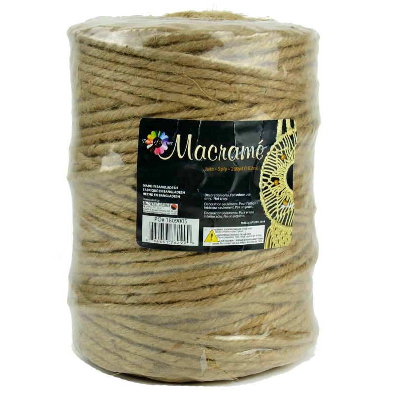 5ply 200yd Natural Jute - Touch of Nature