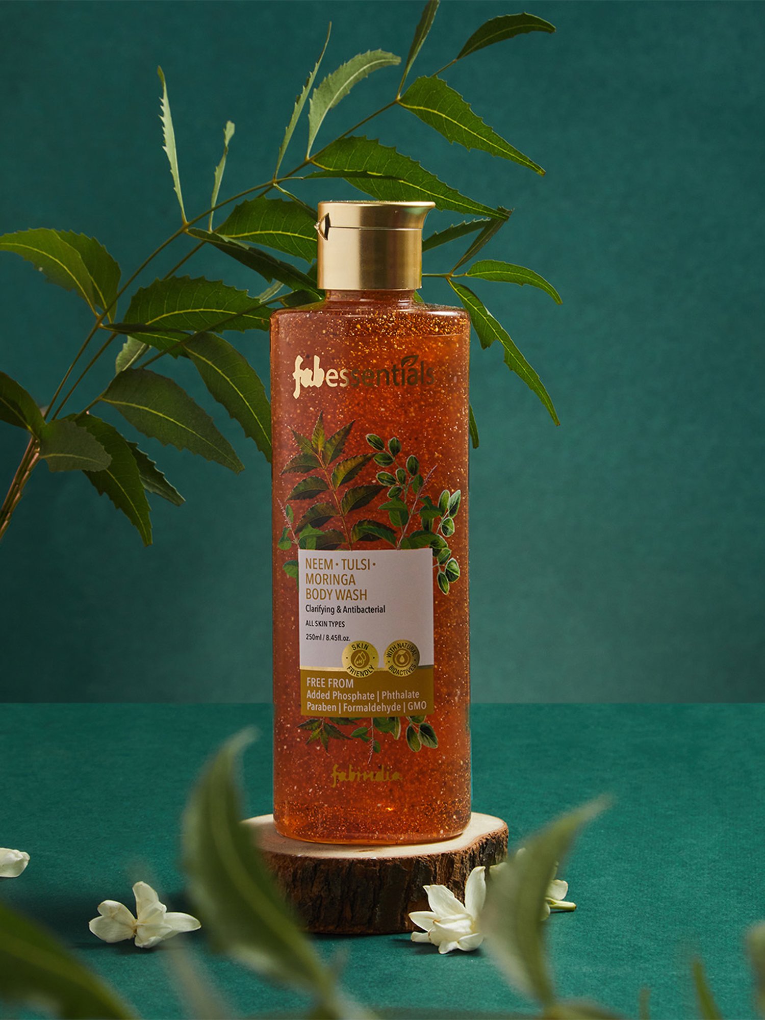 Fabessentials Neem Tulsi Moringa Body Wash - 250 ml