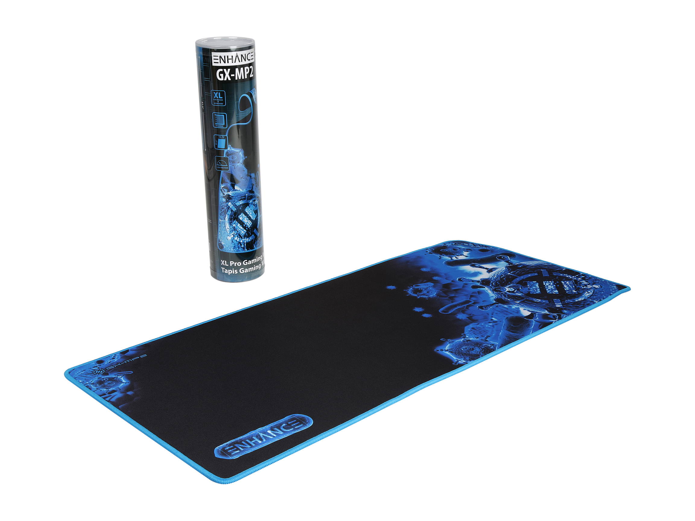 ENHANCE GX-MP2 Extended Gaming Mouse Pad XXL Mouse Mat (31.50" x 13.75") for Professional eSports with Low-Friction Tracking Surface and Non-Slip Backing