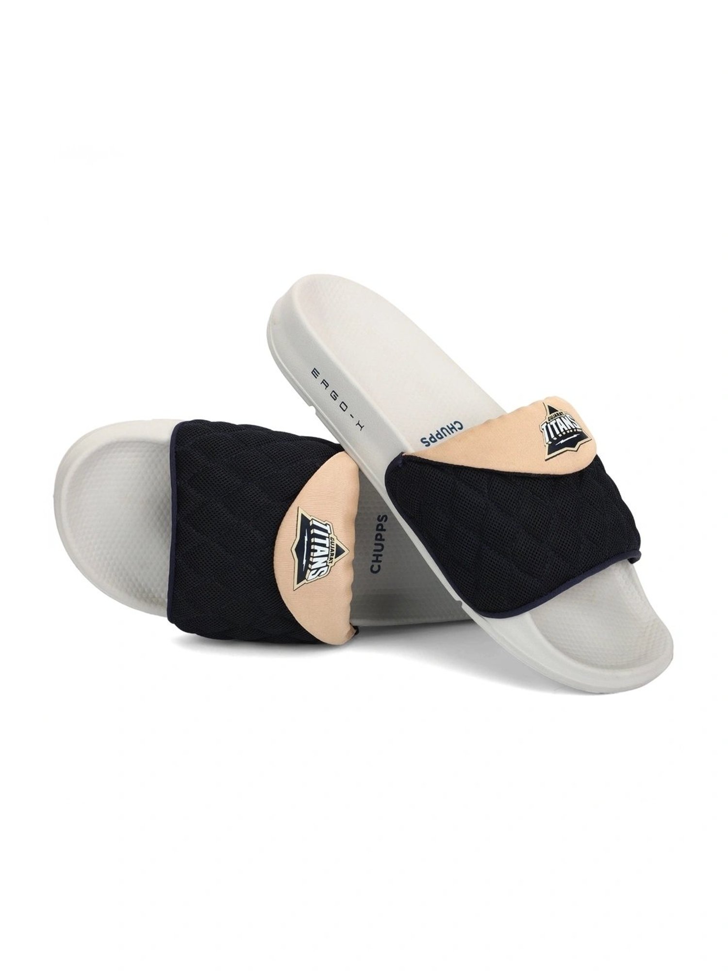 Chupps Men's Gujarat Titans Navy Slides