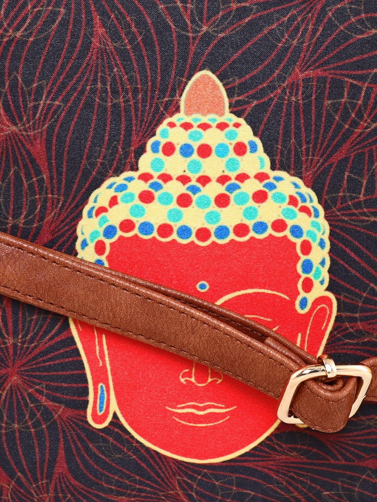 Sabhyata Multicolor Printed Medium Satchel Handbag