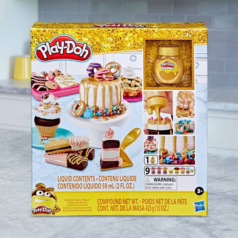 Play-Doh Gold Collection Gold Star Baker Playset