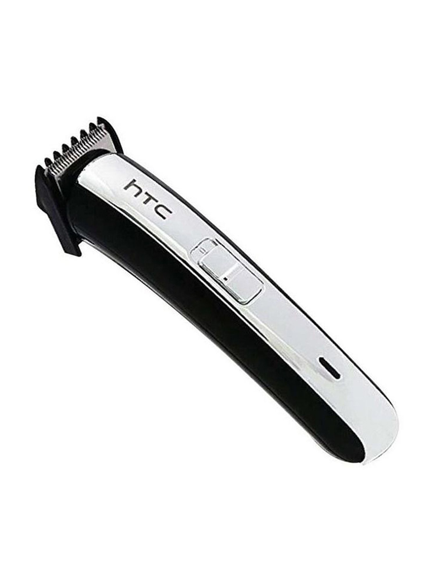 HTC AT-1102 Rechargeable Hair Trimmer with 45 min Runtime, 1 Length Settings (Silver)