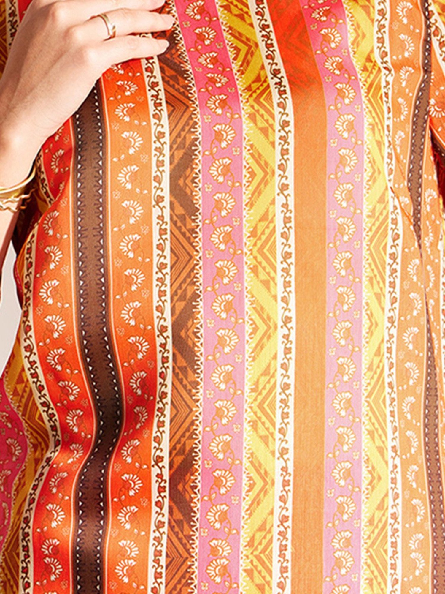 Fablestreet Multicolor Striped Top