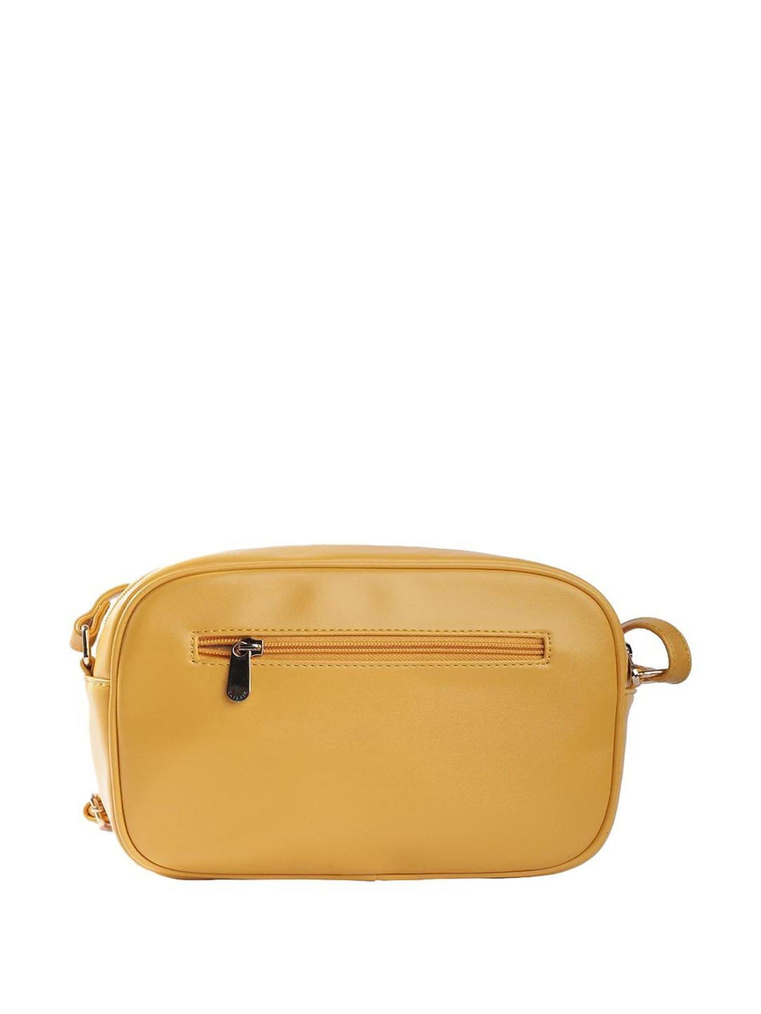 Caprese Poppy Fawn Faux Leather Quilted Sling Handbag