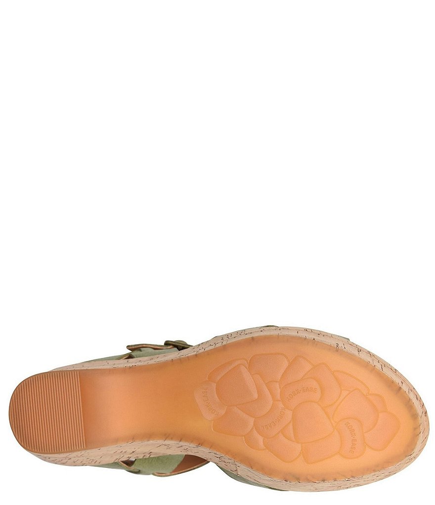 Kork-Ease Ava 2.0 Leather Cork Wedge Platform Sandals