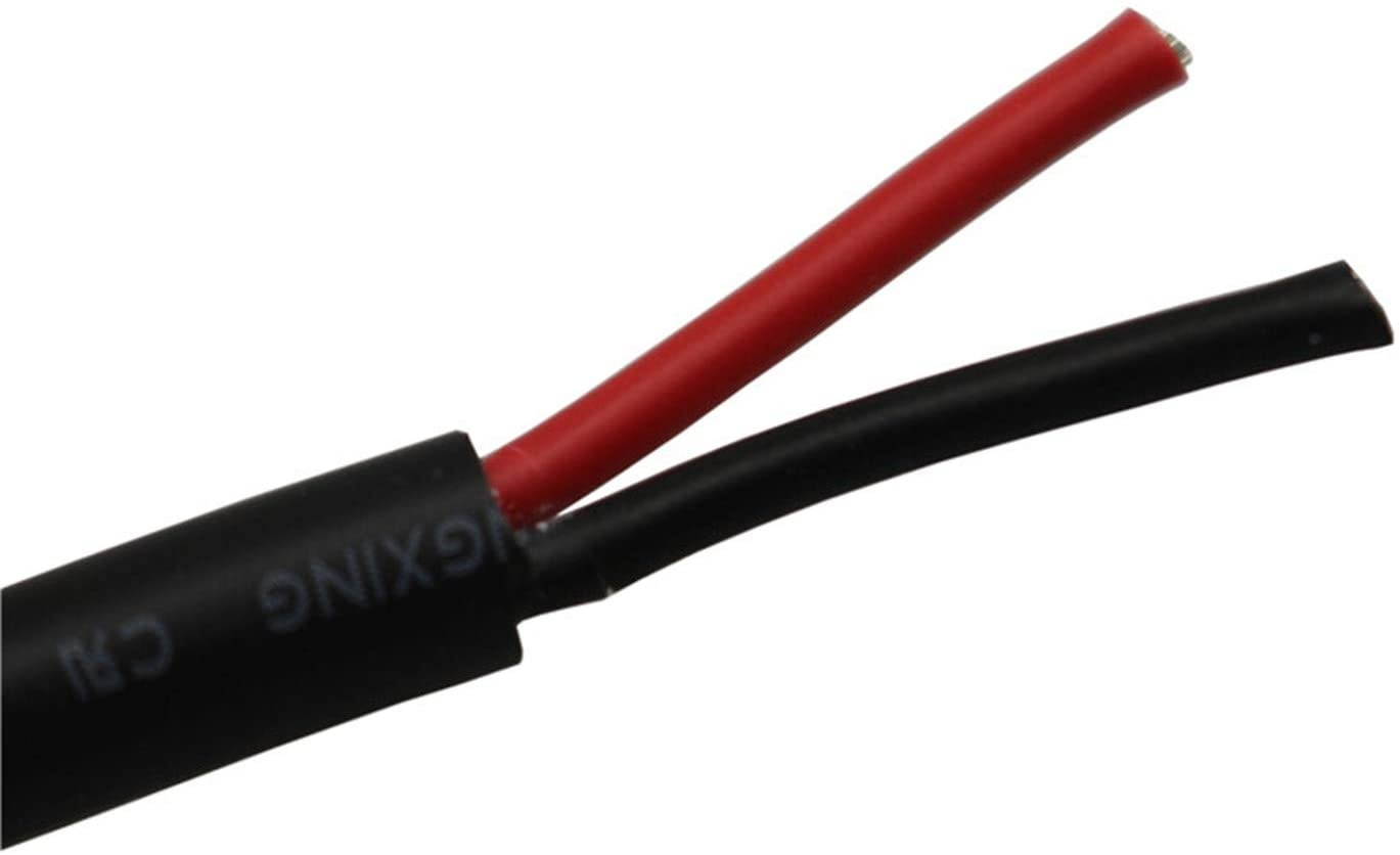 24 gauge 2 conductor wire Audio Power Cable Speaker Wire (Red & Black) 25ft