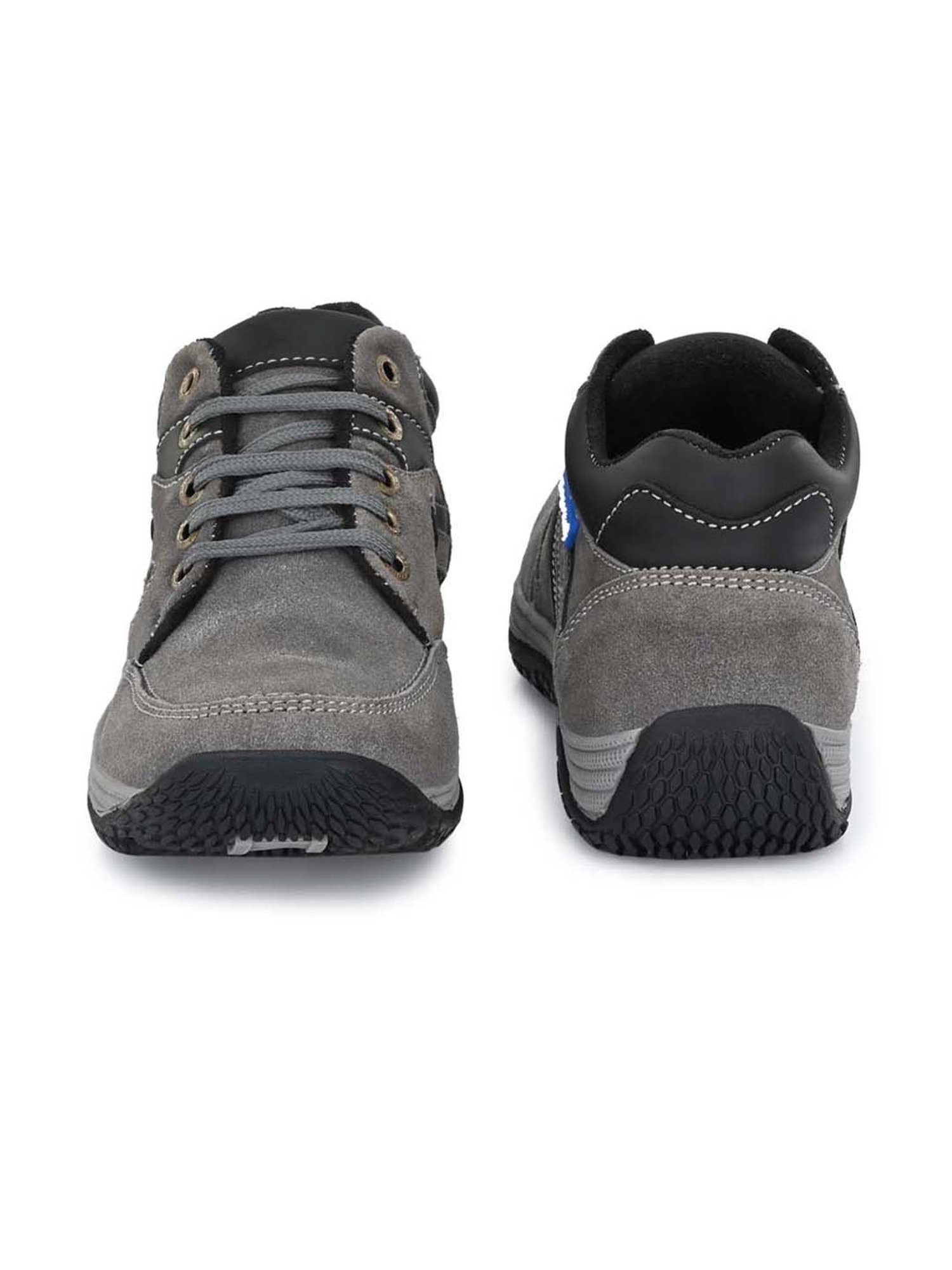 Eego Italy Men's Grey Derby Shoes