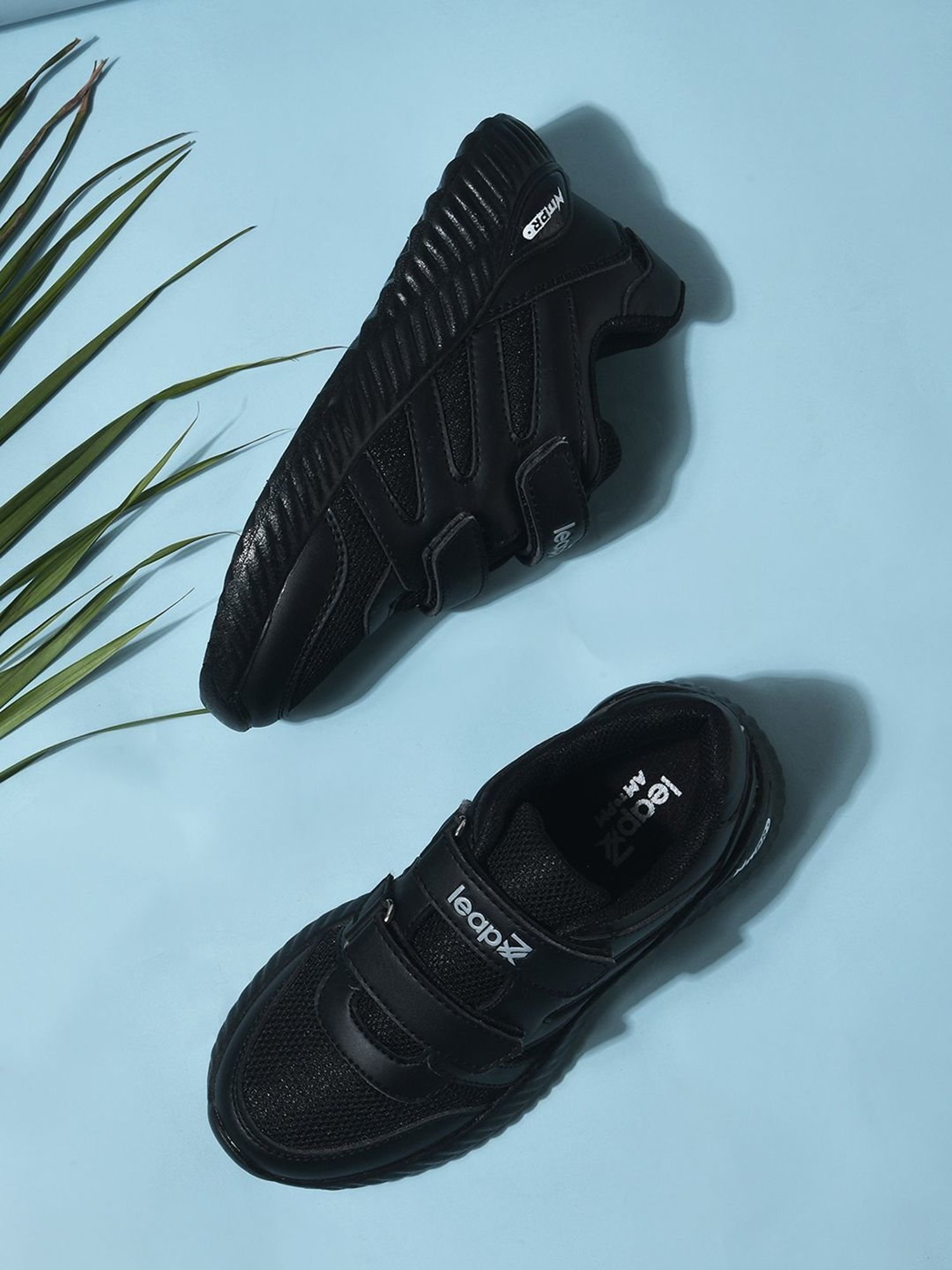 Force10 By Liberty Kids Black Lace Up Shoes