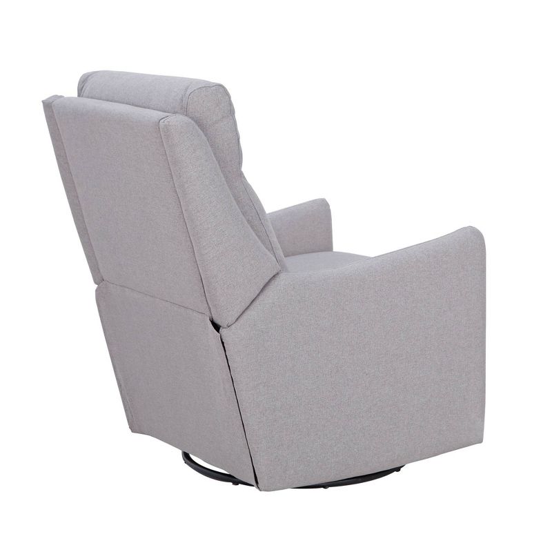 Karla Dubois Pasadena Swivel Accent Chair - Gray