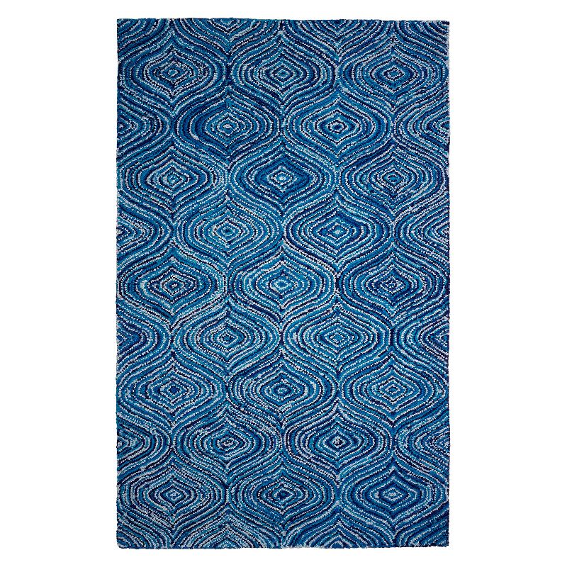 5'x7' Rectangle Braided Solid Jute Area Rug Brown - Okuna Outpost