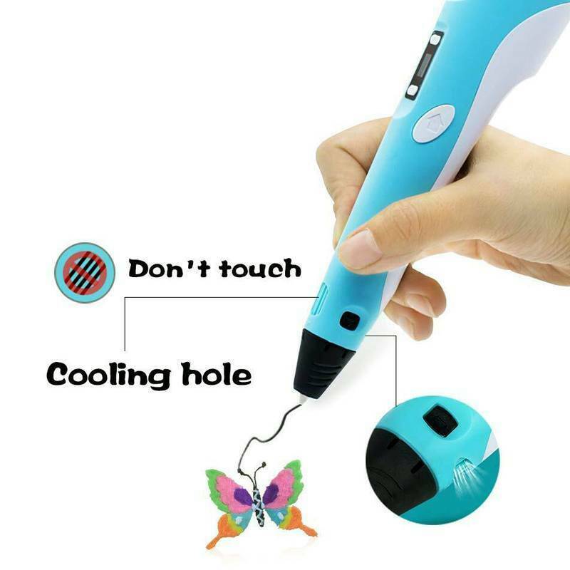3D Printing pen DIY 3D Pen With ABS/PLA Filament Refills Arts 3D Drawing Pen Creative Gift For Kids Design Painting Drawing