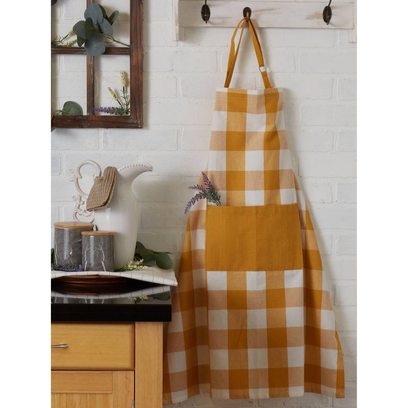 Gallerie II Skeleton Pattern Full Apron