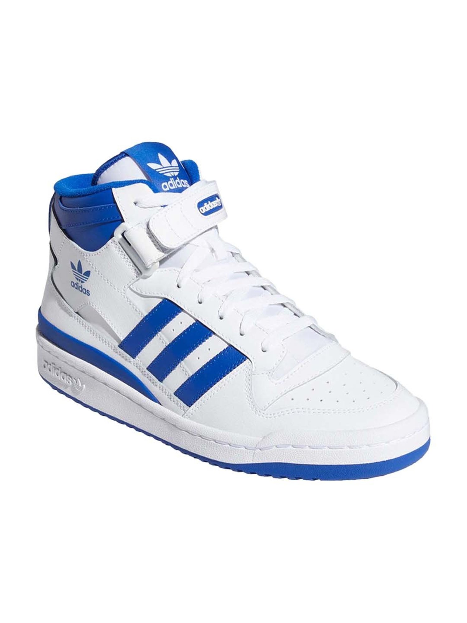 Adidas Originals Men's White Ankle High Sneakers